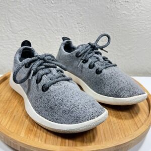 Allbirds Wool Runners Athletic Shoes Sneakers Womens 7‎ NZ Merino Grey 1019 NV1